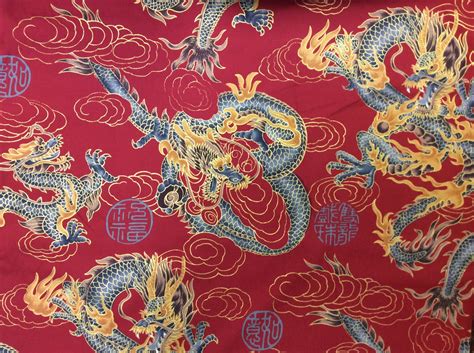 red satin fabric metallic gold print oriental|Red Satin Chinese Gold Fabric .